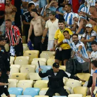 VIDEO Brutal represión y palazos de la Policía de Brasil a los hinchas de Argentina en el Maracaná
