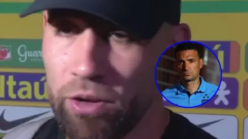 Otamendi habló con la prensa sobre los sorpresivos dichos de Scaloni.