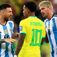 El dardo de De Paul a Rodrygo tras el 1 a 0 de Argentina a Brasil