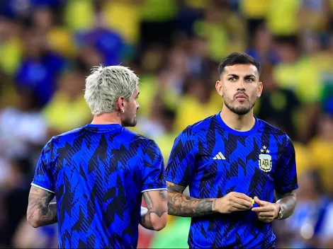 No se vio: el obsceno gesto de Paredes a la hinchada de Brasil tras la victoria de Argentina
