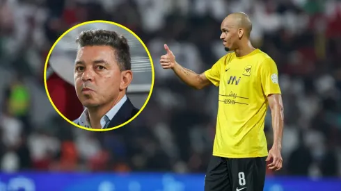 Fabinho fue una de las figuras de Al Ittihad en el empate ante Al Ettifaq.