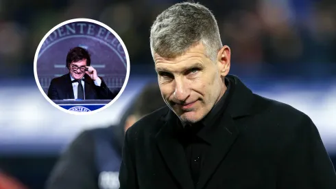 Javier Milei se pronunció a favor de Palermo como DT de Boca