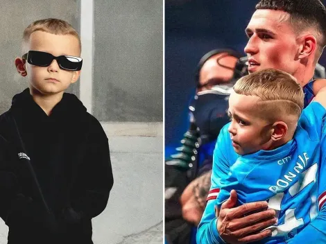 La nueva estrella del Manchester City: el hijo de Phil Foden, modelo con 4 años