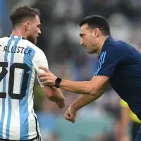 Selección Argentina: la frase con que Scaloni se habría despedido de Alexis Mac Allister por adelantado