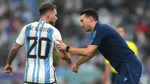 Mc Allister recordó una frase premonitoria de Scaloni en el Maracaná.