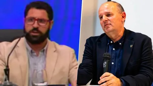 Walter Krieger y Ricardo Rosica, los representantes del oficialismo en la mediación. @ElCanaldeBoca y @RicardoRosica.