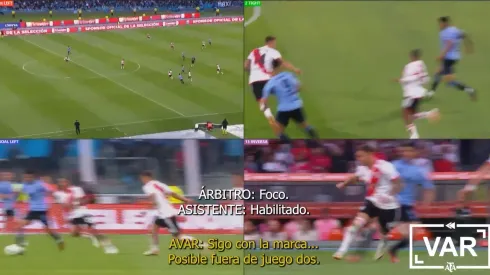 Se publicó el audio VAR del gol anulado a Jara.