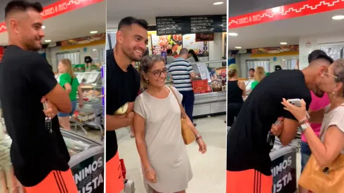 Romero vivió un incómodo momento con una señora anti Boca.