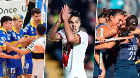 Los protagonistas de la jornada deportiva este lunes.