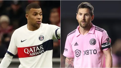 Kylian Mbappé y Leo Messi.