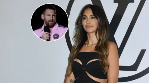 Leo Messi y Antonela Roccuzzo.