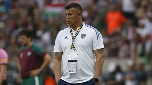 Almirón en la final de la Libertadores.