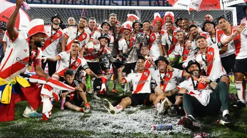 River celebra el Trofeo de Campeones.