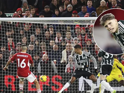 Asistencia de Montiel y gol de Nico Domínguez: Nottingham Forest doblega al Manchester United de Garnacho