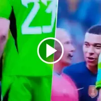 El desubicado gesto de Dibu Martínez a Mbappé que no se vio en la final de Qatar 2022