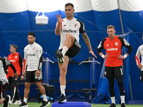 Un campeón del mundo pasó a visitar al plantel de River en la pretemporada