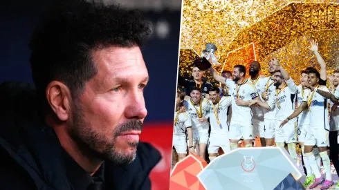 Diego Simeone dijo que el Atlético de Madrid no le hará el pasillo al Real Madrid. Getty Images.