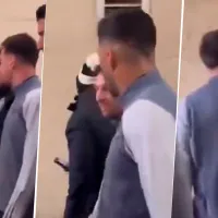 (VIDEO) La FUERTE reacción del guardaespaldas de Messi con un policía que le pidió una foto