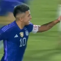 VIDEO Definición de crack: Thiago Almada puso en ventaja a la Selección Argentina