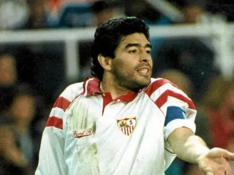 La vas a querer: Sevilla lanzó una camiseta retro como la que usó Maradona
