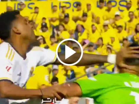 ¿Otro escándalo de Real Madrid? Polémico manotazo de Rodrygo y sólo fue amonestado