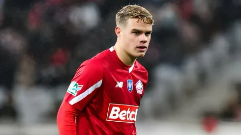 Ignacio Miramón durante un partido de Lille.