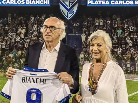 El accidente insólito que tuvo el homenaje de Vélez a Carlos Bianchi