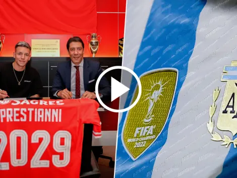 Un guiño a todos los argentinos: así presentó Benfica a Gianluca Prestianni