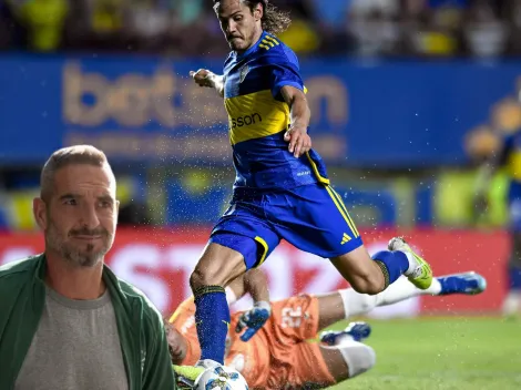 Licha López explicó cómo tenía que definir Cavani en una de las ocasiones más claras que desperdició Boca