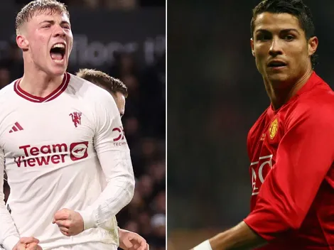 Hojlund, la nueva estrella del Manchester United, rompió un récord que tuvo Cristiano Ronaldo por 17 años