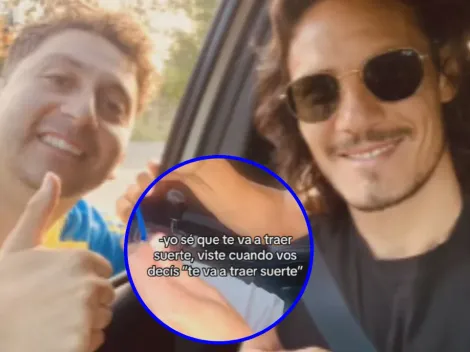 Creer o reventar: el amuleto que le dieron a Cavani para acabar con su sequía en Boca