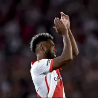 ¡No se vio! El gesto de Borja con un hincha de River tras la goleada ante Vélez