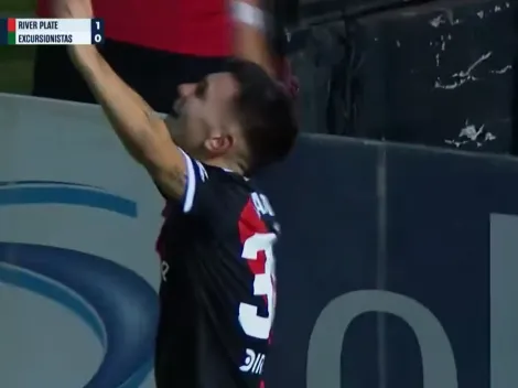 VIDEO | Mastantuono se convirtió en el jugador más joven de la historia en marcar con la camiseta de River