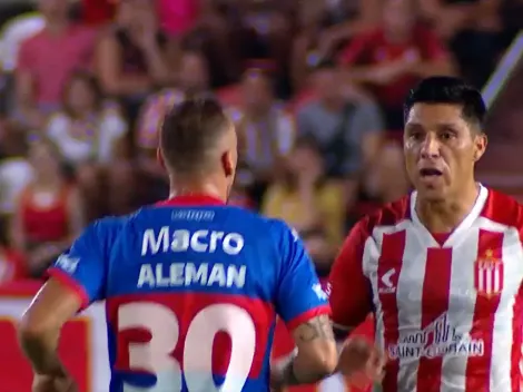 El tenso cruce de Enzo Pérez con Brahian Alemán