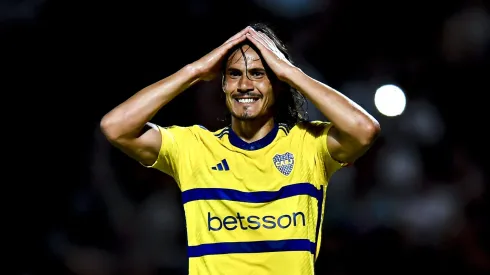 Cavani en el empate ante Platense.