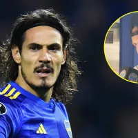 Insólito cruce en Boca: Ke Personajes advirtió a Edinson Cavani