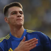 ¿El amuleto? El gesto de Kevin Zenón antes de convertir su primer gol en Boca