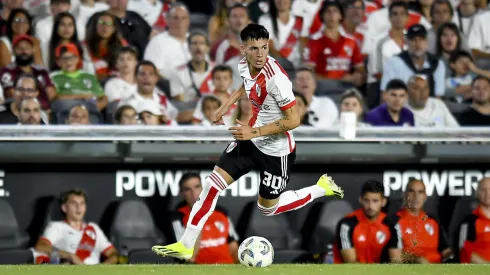 El azuleño se convirtió en el jugador más joven en meter un gol con la camiseta de River.