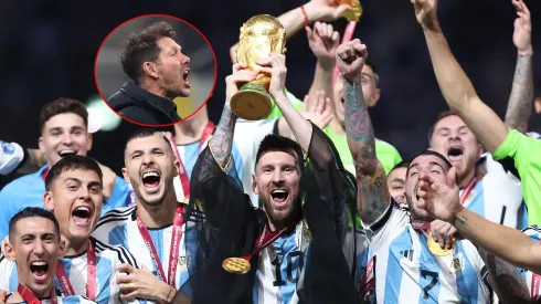 Simeone va por una figura de la Scaloneta.