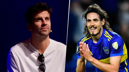 Gerard Piqué habló sobre Edinson Cavani.