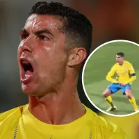 Puede ser sancionado: El gesto obsceno de Cristiano Ronaldo cuando le gritaron \'Messi\' en Al Shabab vs. Al Nassr