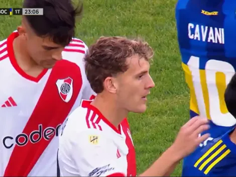 VIDEO | No se vio: lo que le hizo Colidio a Equi Fernández en medio del Superclásico