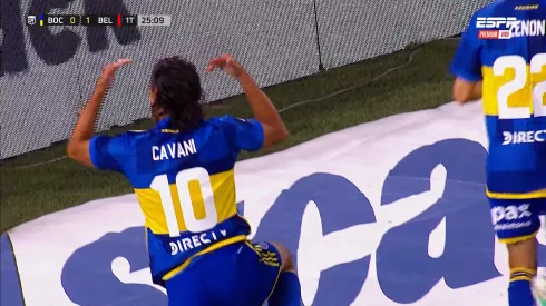 El uruguayo pidió aliento a los hinchas de Boca.