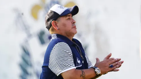 Diego Maradona en Gimnasia y Esgrima La Plata.