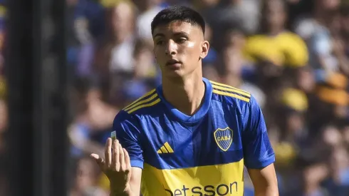 Bullaude durante el Superclásico en La Bombonera.