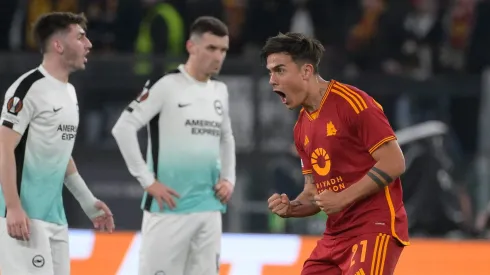 La celebración de Paulo Dybala.