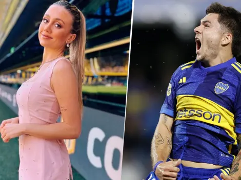 El posteo de Morena Beltrán para Lucas Blondel tras su golazo en Boca