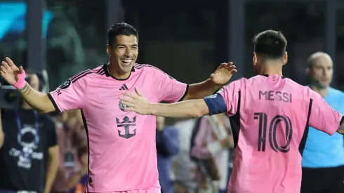 Messi y Suárez, los goleadores de la noche.