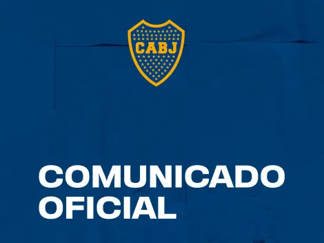 El comunicado oficial de Boca Juniors