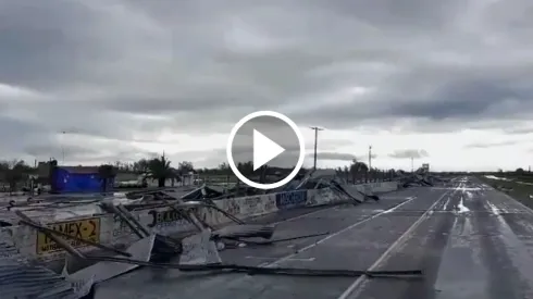 Tremendas imágenes de 9 de Julio.